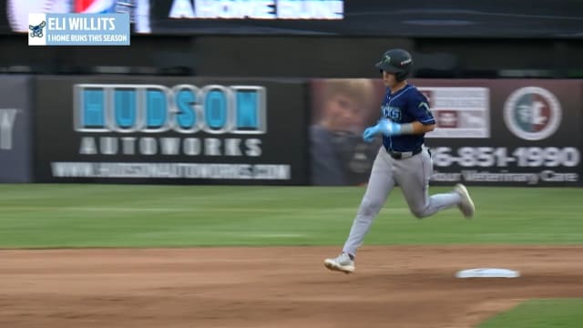 Eli Willits' first career multihomer game
