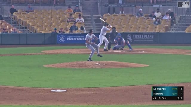 Kyle West rips his first home run of the Fall League