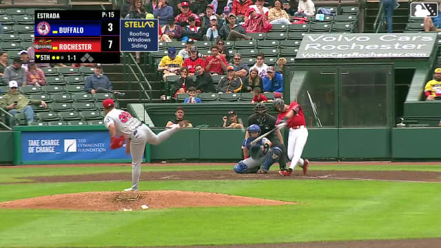 Seaver King homers (14) on a line drive to center field.