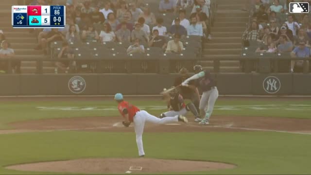 Jhostynxon Garcia's two-run homer