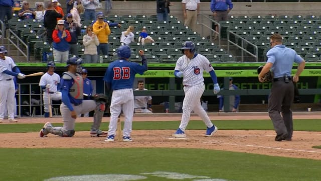 Cubs No. 4 prospect Moisés Ballesteros hits two HR's