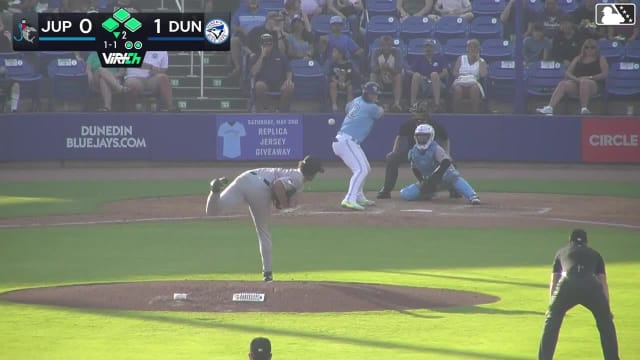 Dameivi Tineo In play, run(s) to JoJo Parker