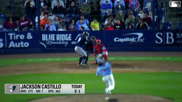 Evan Gates Swinging Strike to Jackson Castillo