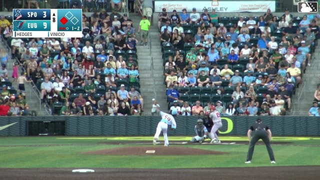 Ethan Hedges singles on a line drive to center fielder Dakota Jordan. Tommy Hopfe scores.