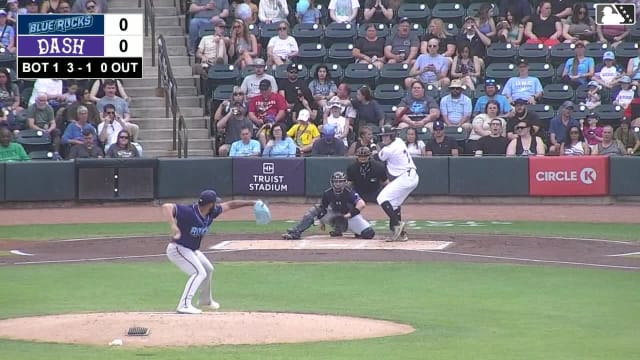 Kyle Lodise homers (3) on a fly ball to left center field.