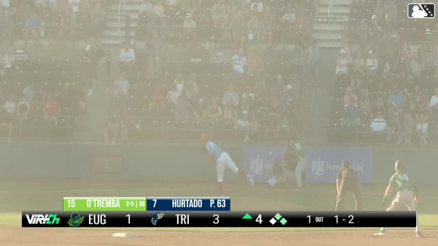 Joel Hurtado registers his seventh strikeout