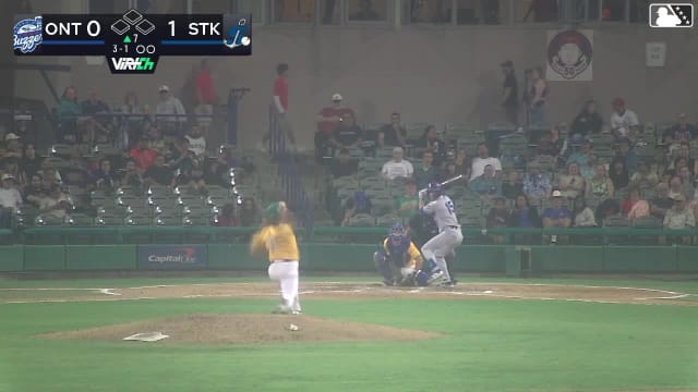 Kellon Lindsey homers (9) on a fly ball to left center field.
