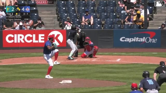 Felnin Celesten singles on a ground ball to right fielder Alexis Hernandez. Jonny Farmelo scores. Luke Stevenson scores. Felnin Celesten to 3rd. Fielding error by right fielder Alexis Hernandez.
