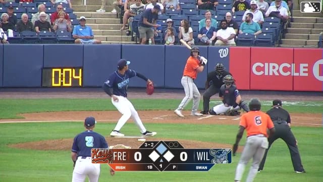 Ike Irish singles on a line drive to left fielder Elijah Nunez. RJ Austin scores.