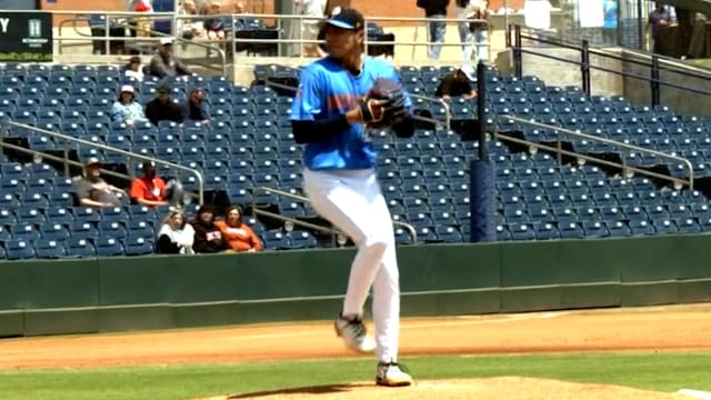 Wei-En Lin's eight strikeouts