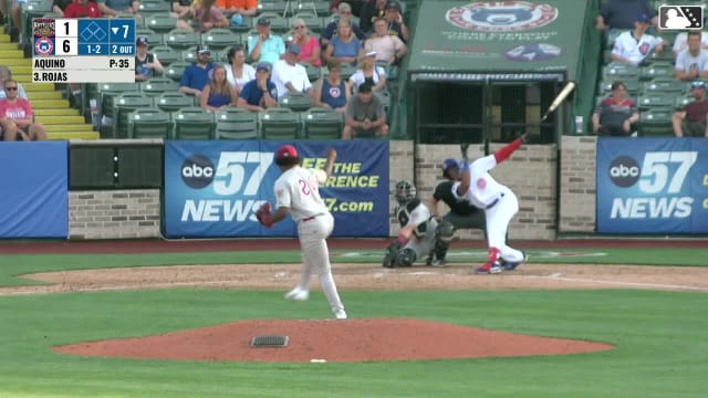 Patricio Aquino ends relief outing with a strikeout
