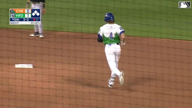 Cole Carrigg launches a grand slam