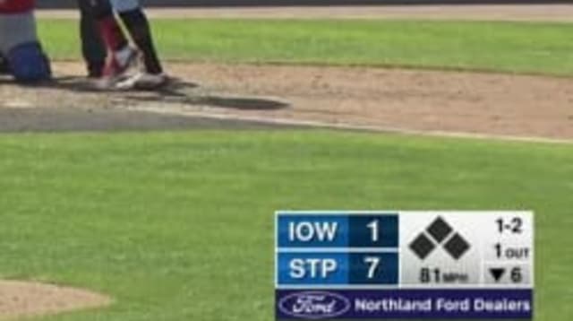 Ryan Kreidler launches his fourth home run this year
