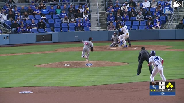 Emil Morales doubles (5) on a line drive to center fielder Cameron Nelson. AJ Soldra scores. Easton Shelton scores. Jaron Elkins to 3rd.