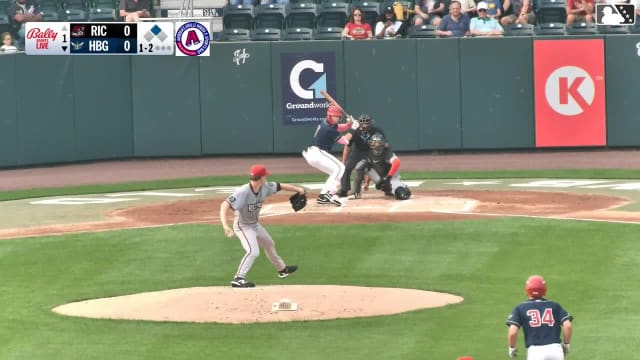 Devin Fitz-Gerald singles on a ground ball to right fielder Jean Carlos Sió. Nick Mitchell scores.