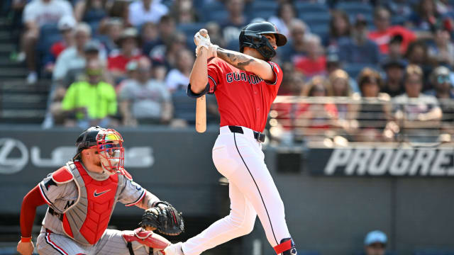 C.J. Kayfus doubles for first MLB hit