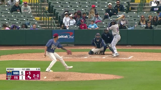 Janser Lara In play, run(s) to Daniel Vazquez