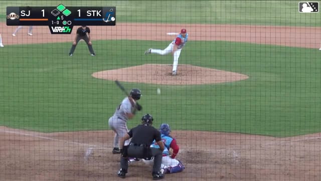 Lorenzo Meola homers (10) on a fly ball to center field. Andy Polanco scores. Angel Guzman scores.