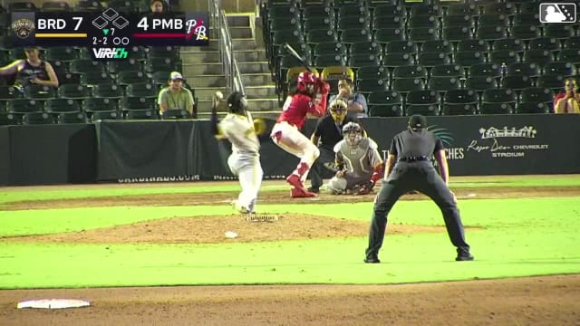 David Matoma In play, run(s) to Ryan Mitchell