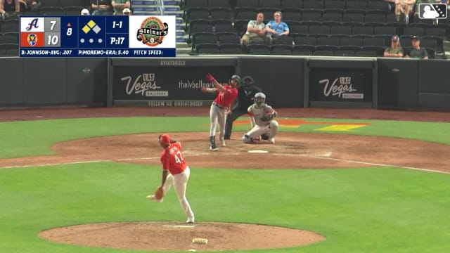 Brett Johnson's game-tying three-run home run