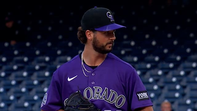 Mason Adams' first Major League strikeout