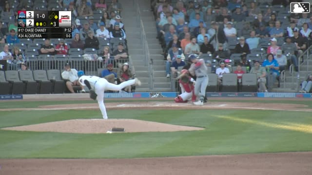 James Triantos hits a two-run home run