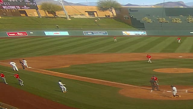 Gable Mitchell's two-run hit in Desert Invitational