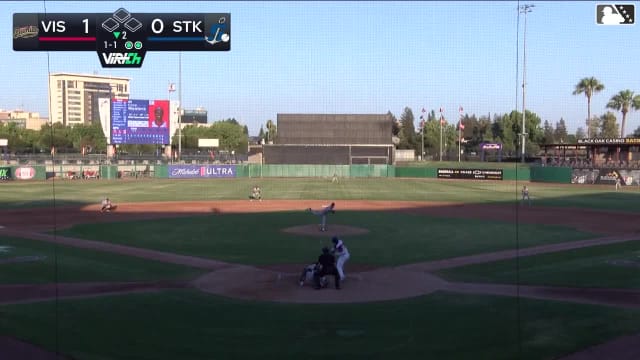 Edgar Montero homers (3) on a fly ball to center field.