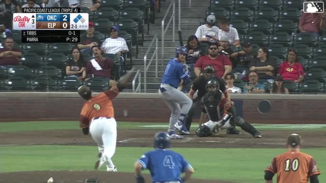 James Tibbs III swats his 30th homer of the year