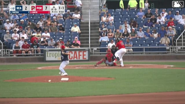 Johanfran Garcia homers (6) on a line drive to left center field.