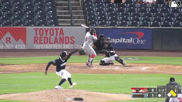 Juan Martinez doubles (3) on a sharp line drive to center fielder Jake Brown. Ronny Ugarte scores. Jack Natili scores.