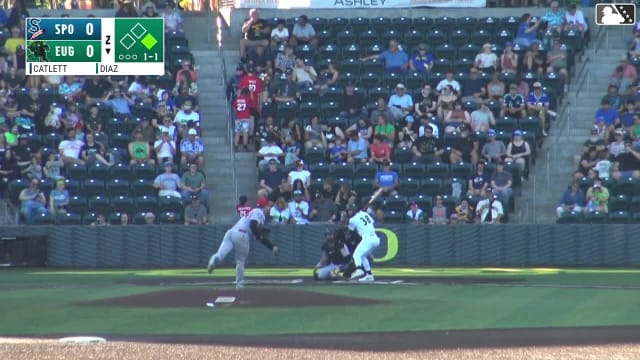 Lisbel Diaz homers (12) on a fly ball to center field. Carlos Gutierrez scores.