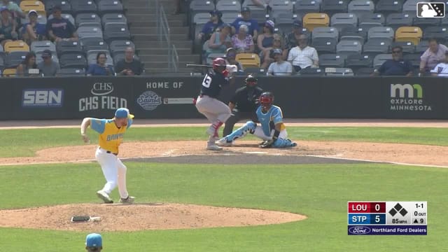 Héctor Rodríguez homers (24) on a fly ball to left center field.