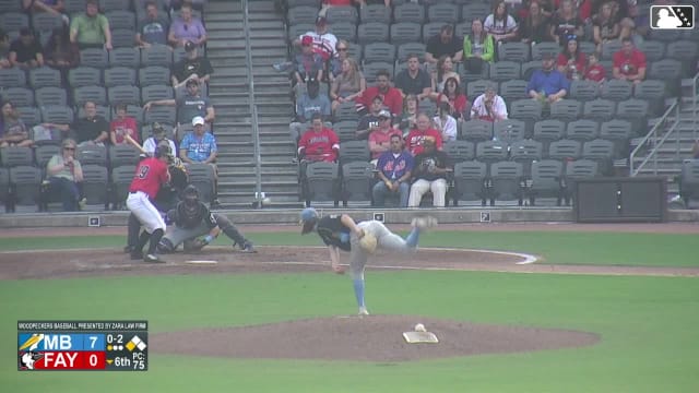 Kenten Egbert's sixth strikeout