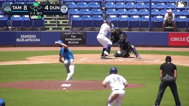 Jake Cook singles on a ground ball to right fielder Paul Gutierrez-Contreras II. Jake Bennett scores.
