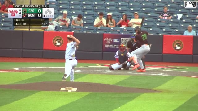 Konnor Griffin singles in the 4th