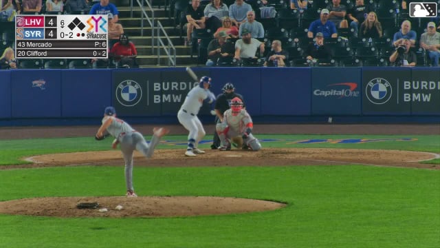 Ryan Clifford homers (18) on a line drive to right center field.