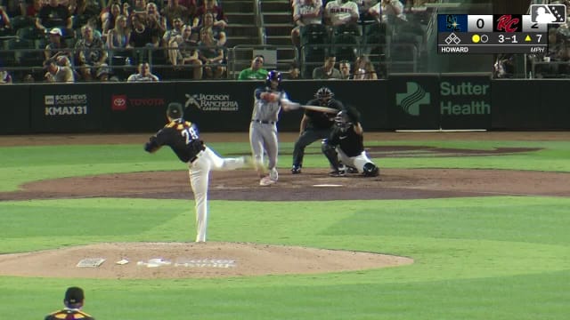 Jacob Melton hits a towering homer