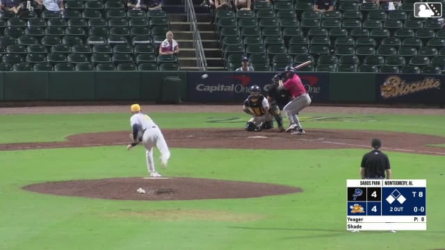 Justin Yeager Ball to Colby Shade