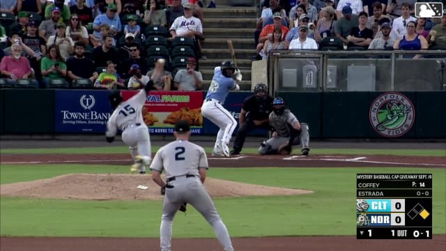 Adisyn Coffey In play, run(s) to Aron Estrada