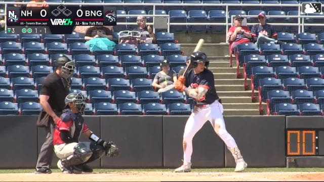 Nick Morabito's solo home run