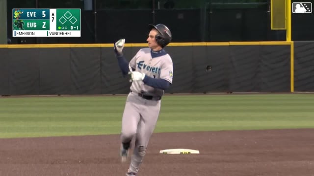 Colt Emerson's solo home run 
