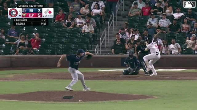 Marcos Castañon strikes out swinging.