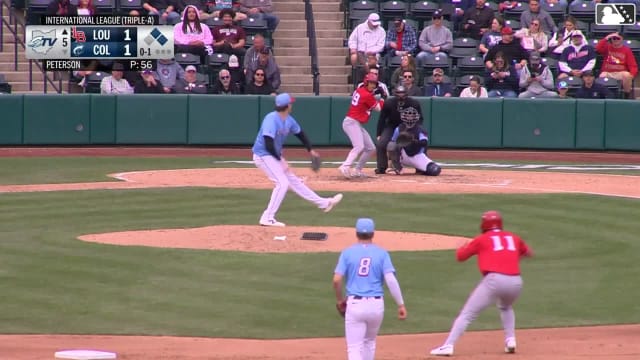 Edwin Arroyo homers (10) on a fly ball to right center field. Will Banfield scores. Francisco Urbaez scores.