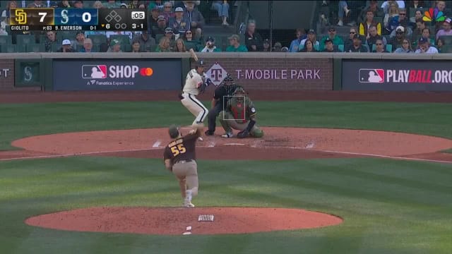 Colt Emerson's first career walk