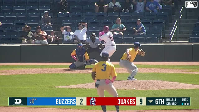 Gabriel Davalillo singles on a ground ball to right fielder Ching-Hsien Ko. Anyelo Marquez scores.