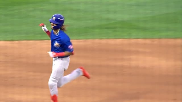 Kevin Alcántara's second homer of the game