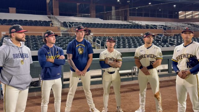Brewers prospects in Fall League discuss WS win