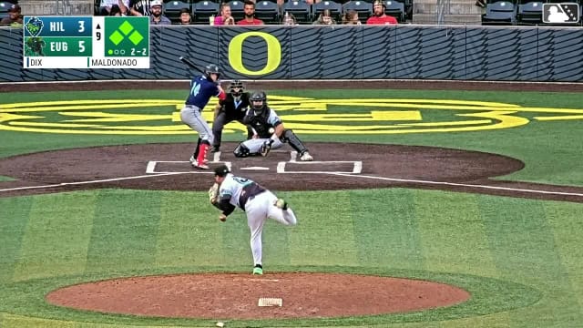 JD Dix called out on strikes.