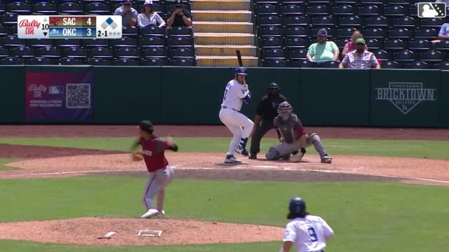 James Tibbs III homers (20) on a fly ball to left field. Ryan Fitzgerald scores.